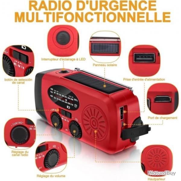 radio / lampe d'urgence