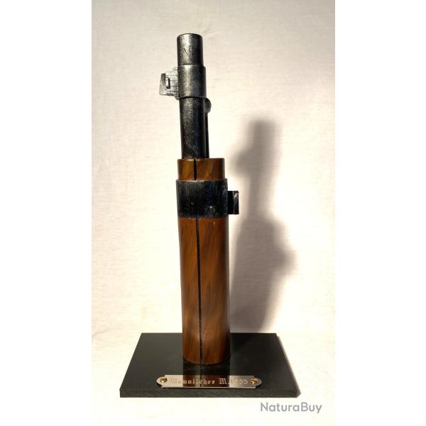 Support prsentoir pour baonnette MANNLICHER 1895 avec plaque grave