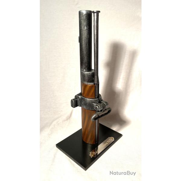 Support prsentoir pour baonnette MARTINI-HENRY 1871 avec plaque grave