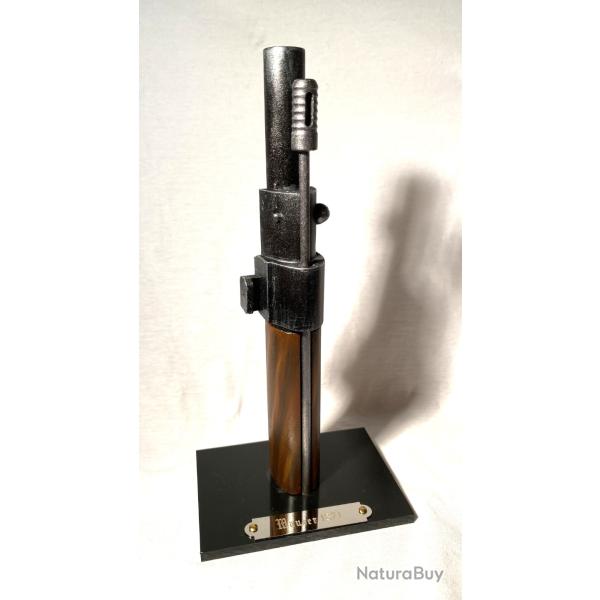 Support prsentoir pour baonnette MAUSER 1871 avec plaque grave