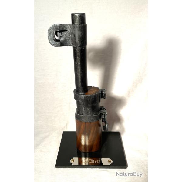 Support prsentoir pour baonnette US M1917 avec plaque grave