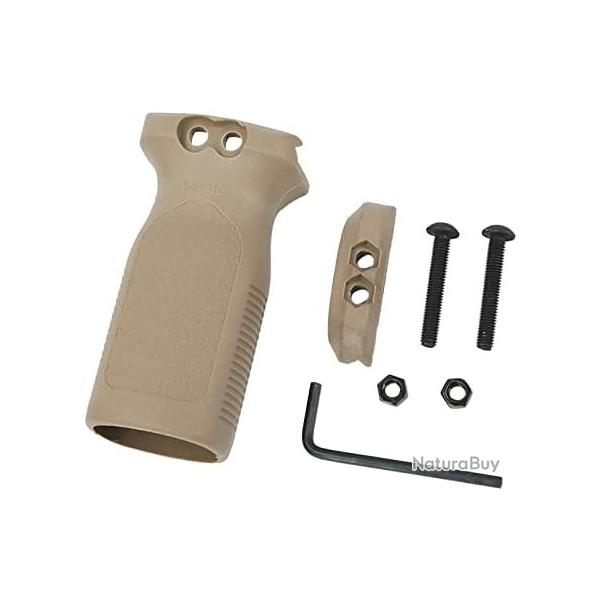 Poign�e Avant Airsoft Habituel, Tactic Nylon Rail Vertical Grip, pour Syst�me Rail 20 mm