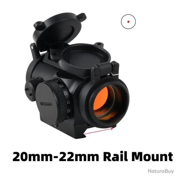point rouge vue rflexe tactique 2 MOA 1x25 AVEC RAIL Paiement en 3 ou 4 fois -LIVRAISON GRATUITE !