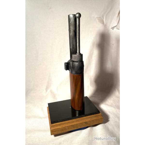 Support-prsentoir pour baonnette MAUSER 1871/84 avec socle bois