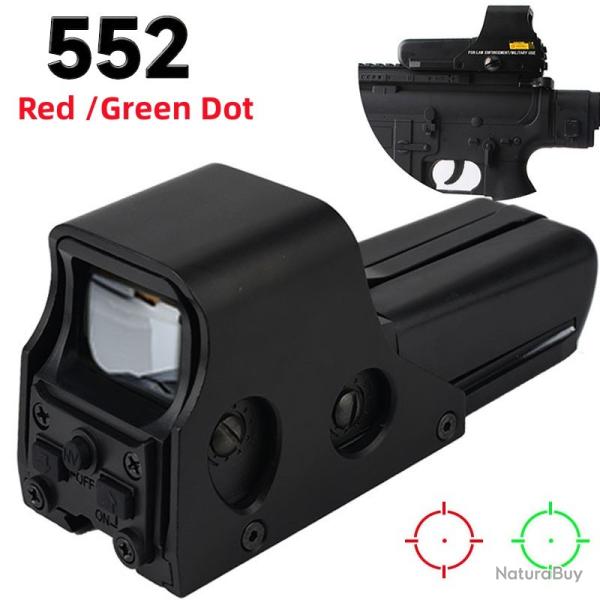 Lunette de vise holographique *552---Black Paiement en 3 ou 4 fois -LIVRAISON GRATUITE !