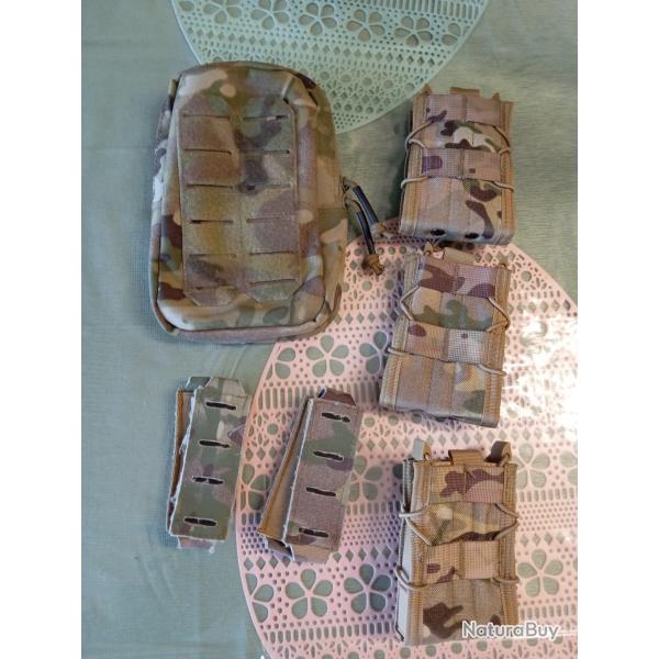 Lot poche molle multcam