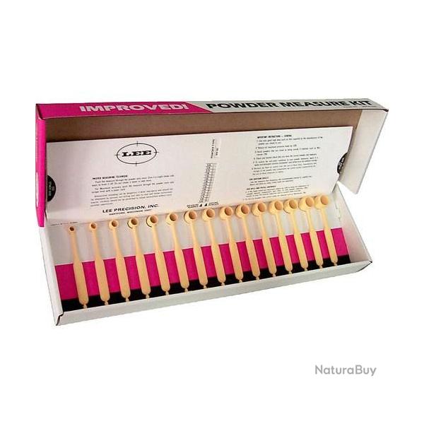 LEE POWDER MEASURE KIT - 15 mesurettes de poudre gradu�e en CC