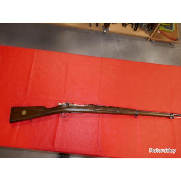 Fusil MAUSER 1896 SUEDOIS en 6.5x55 Swed dat 1900