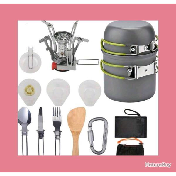 Kit Bol/ustensiles pour camping