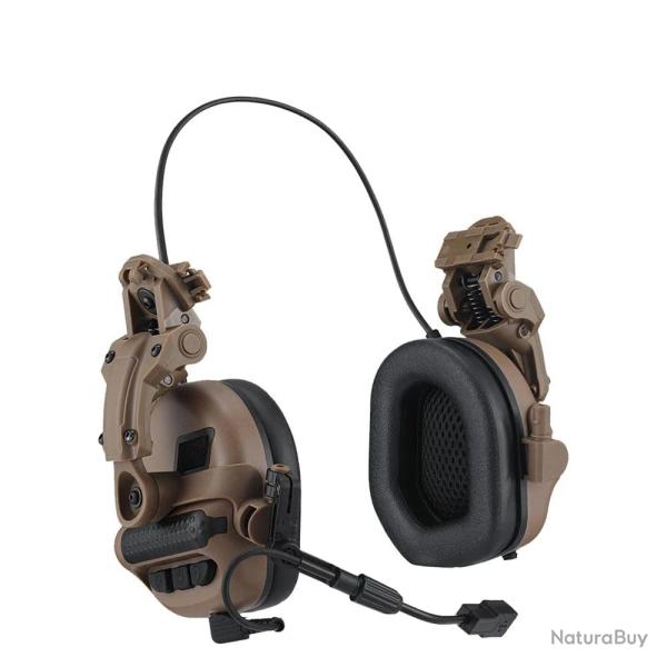Casque de communication F10/F20/F30 ARM NEXT - Marron