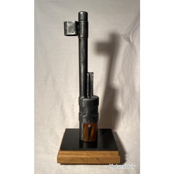 Support-prsentoir pour baonnette MAUSER K98 avec socle bois