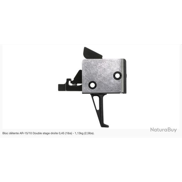 CMC TRIGGERS - CM91504 - BLOC D�TENTE AR-15/10 DOUBLE STAGE DROITE 0,45 (1LBS) - 1,13KG (2,5LBS).