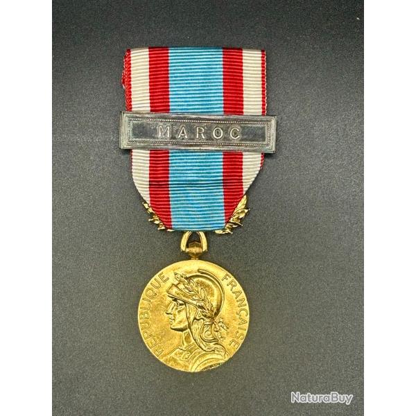 (11.001) M�daille comm�. des op�rations de s�curit� et de maintien de l'ordre - Agrafe "Maroc"