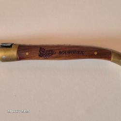 Traditionnel couteau laguiole 1 pi&egrave;ce, Robert David , Bourgueil, le vin