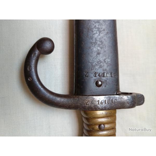 Baonnette Chassepot modle 1866 srie "Z"