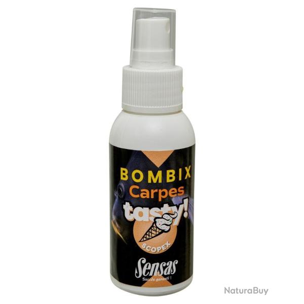 SENSAS SPRAY BOMBIX CARP TASTY SCOPEX 75ML SENSAS