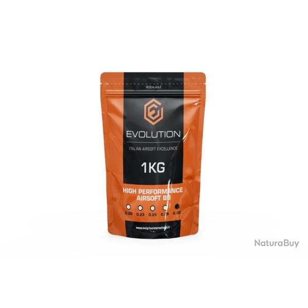 Sachet de 1 Kg de Billes (Evolution Airsoft) 0.30 Non