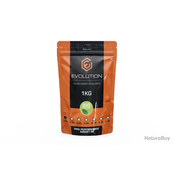 Sachet de 1 Kg de Billes (Evolution Airsoft) 0.20 Oui