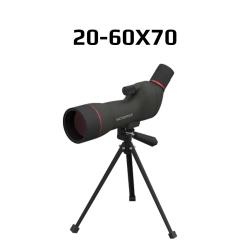 Longue-vue Victoptics 20-60x70 Zoom Haute Puissance L&eacute;g&egrave;re &Eacute;tanche Prisme BAK7 FMC Tr&eacute;pied Inclus
