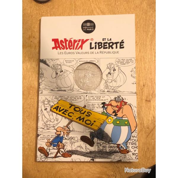 Pi�ce 10� argent Ast�rix et la Libert�