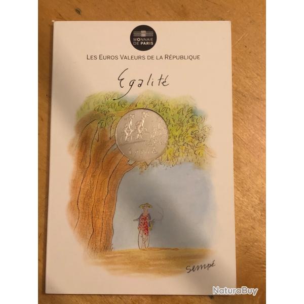 Pi�ce 10� Argent Semp� -Egalit�-