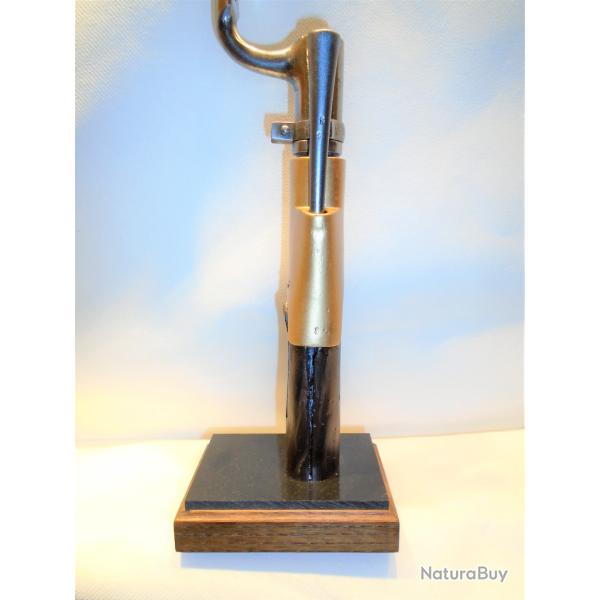 Support-prsentoir pour baonnette DREYSE 1841 avec socle bois