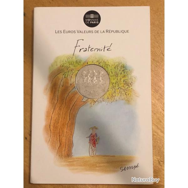 Pi�ce 10� argent Semp� -Fraternit�-