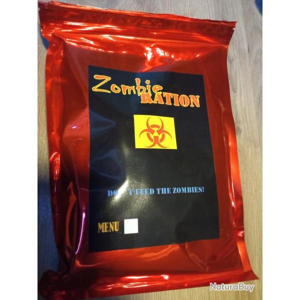 US Militaria Red Zombie Ration MRE