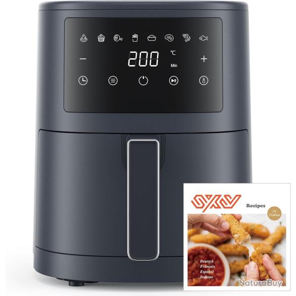 Air Fryer 3.5L, Friteuse sans Huile, 1500W Airfryer 8 Programmes