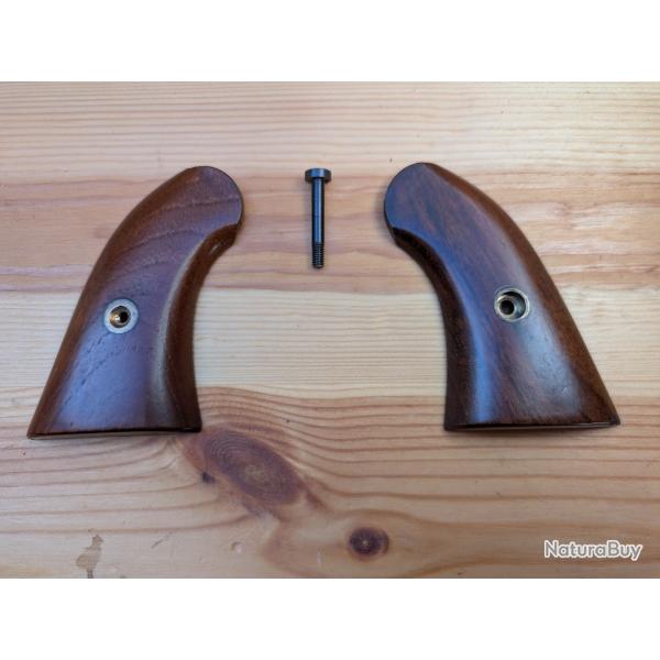 Rare Plaquette de crosse revolver Whitney 1861 Navy Palmetto