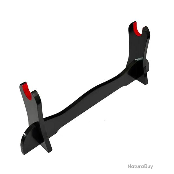 Support noir mat