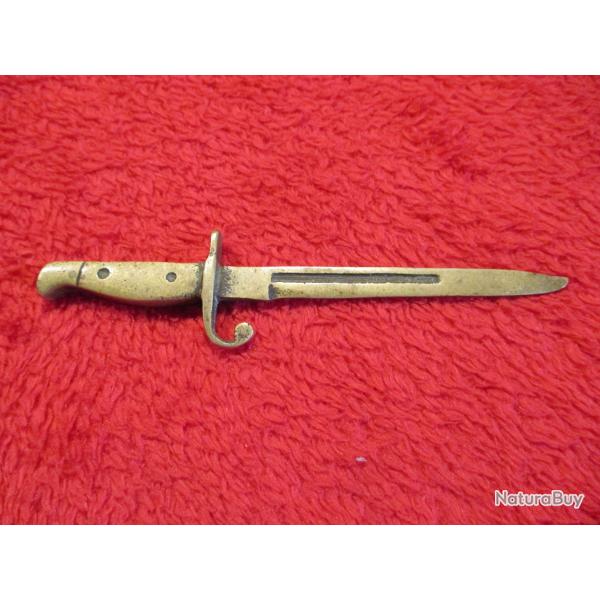 mini baionnette francaise  artisanat de tranchee