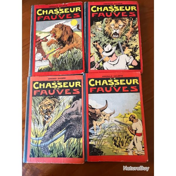 4 livres � Le chasseur de fauves��