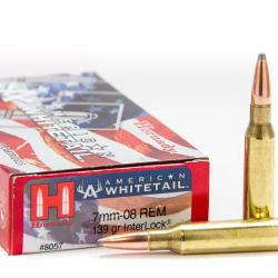 Cartouches HORNADY InterLock SP WHITETAIL - 7mm-08 REM - 139grs