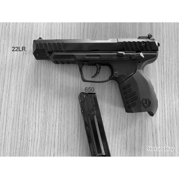 Pistolet Ruger SR22 PB, calibre 22 LR