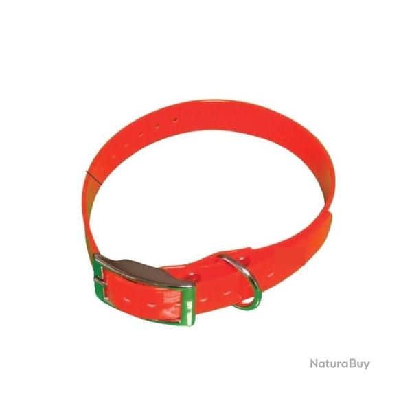 Collier pour chien HB DOG biothane biogold orange 60cm