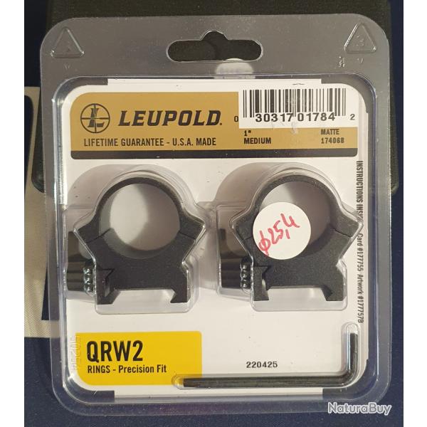 collier leupold QRW2 diam 25.4