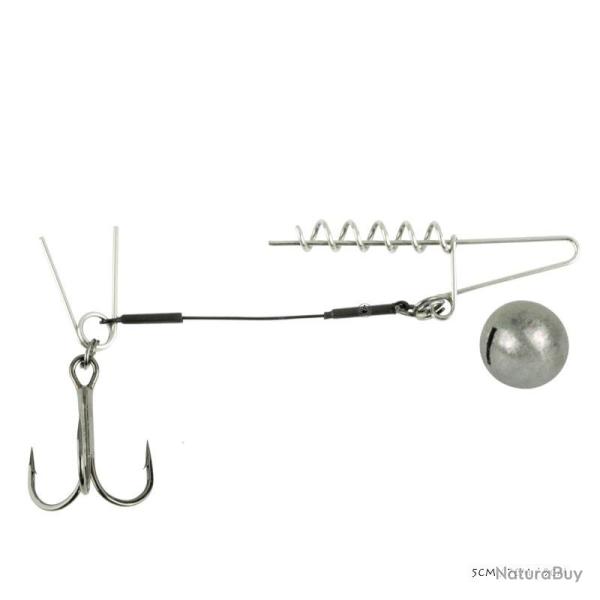 Montage Spro Softbait Spiral Stinger Rig 13cm