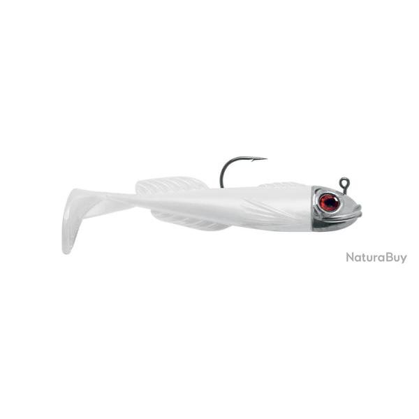 Leurre Souple Delalande Chabot Mont� 9cm 9cm 25g A l'unit� 010 - Blanc