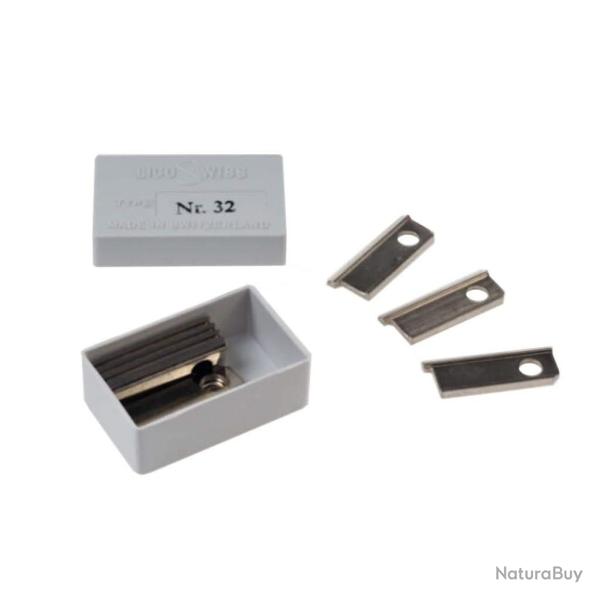 LicoSwiss 22 Lames de rechanges pour couteau Lico