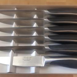 COUTEAUX DE TABLE MANCHE BI-MATIERE