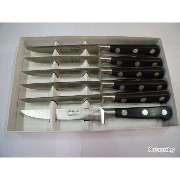 COUTEAUX DE TABLE MANCHE ABS NOIR