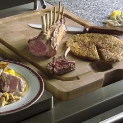 PLANCHE &Agrave; D&Eacute;COUPER EN BOIS DE BOUT 35 X 48 X 5