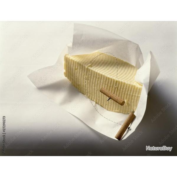 FILS � FROMAGE ET BEURRE POIGNEE BOIS 30 CM (PQT DE 10)