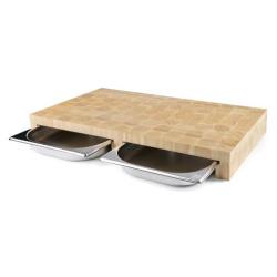 PLANCHE &Agrave; D&Eacute;COUPER BOIS AVEC 2 BACS