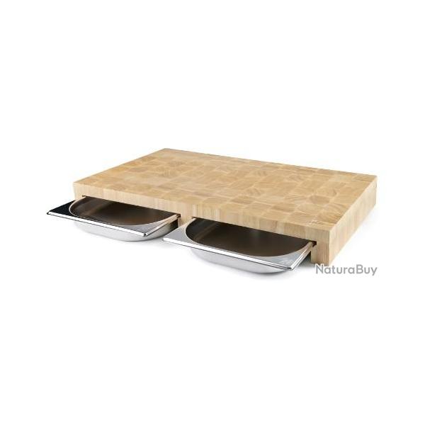 PLANCHE � D�COUPER BOIS AVEC 2 BACS
