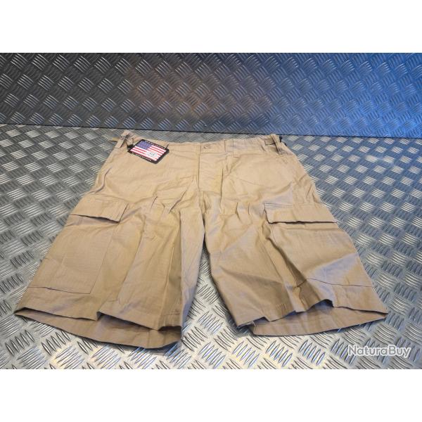bermuda mfh us bdu ripstop kaki taille xxl neuf