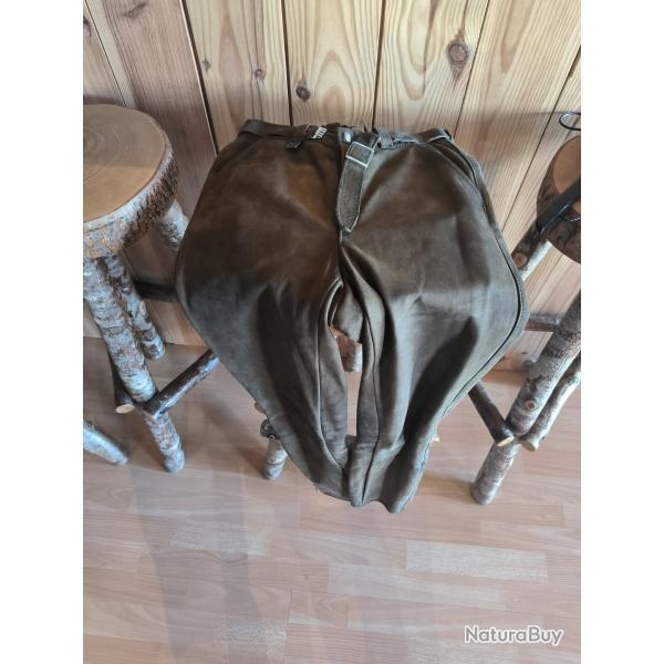 Pantalon de Chasse cuir Femme LEDER WEISS taille 36