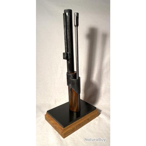 Support-prsentoir pour baonnette GRAS M.1874 avec socle bois