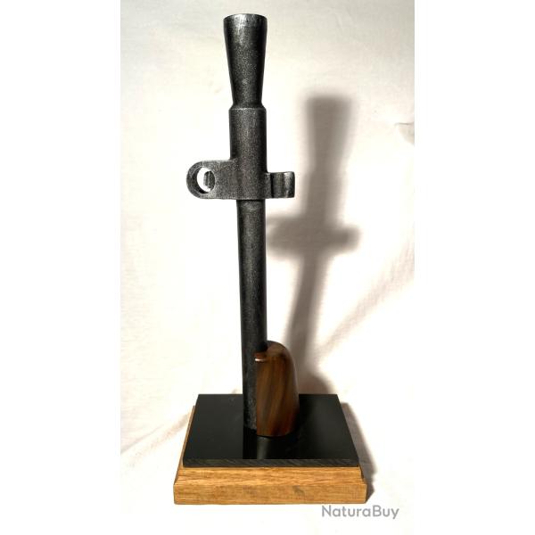 Support-prsentoir pour baonnette ENFIELD MK5 JUNGLE avec socle bois